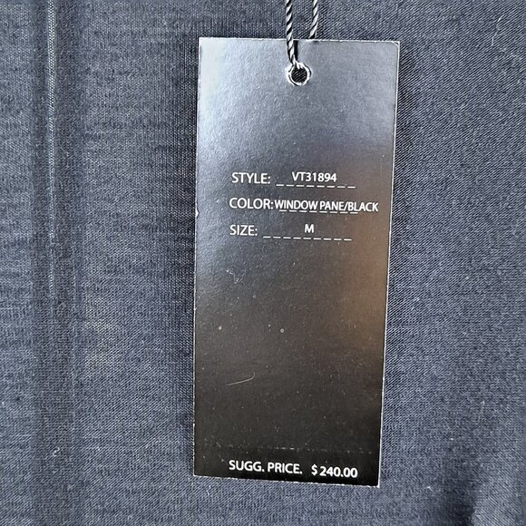 Vertigo Size Medium Black & White Namaste Jersey Jacket NWT - Picture 7 of 11